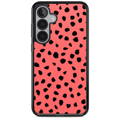 Black Dalmatian Spots On Coral