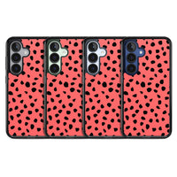 Black Dalmatian Spots On Coral