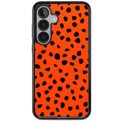 Fetter roter Punktdruck