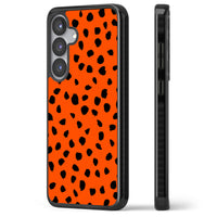 Fetter roter Punktdruck