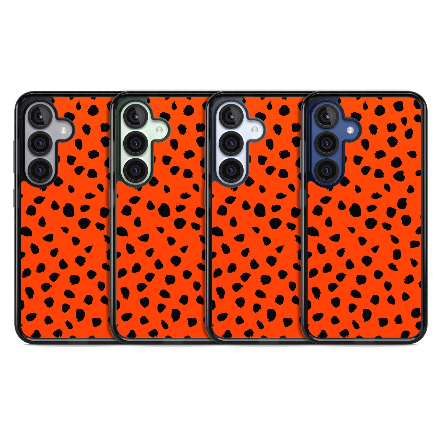 Fetter roter Punktdruck