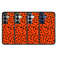 Fetter roter Punktdruck