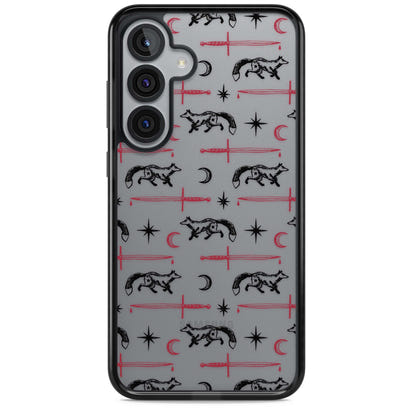 Motif renard et lame