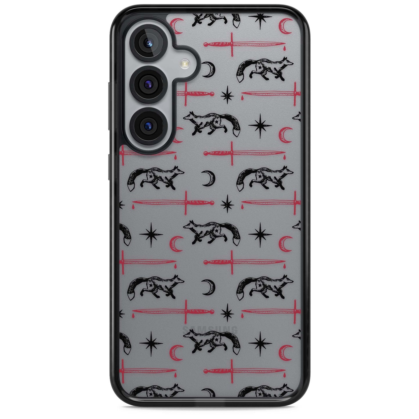 Motif renard et lame