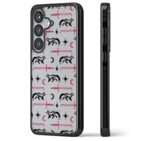 Motif renard et lame