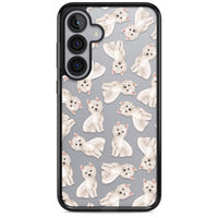 Motif de chien Westie