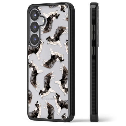 Border Collie Pattern Watercolour