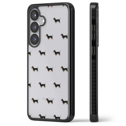 Dachshund Pattern Clear