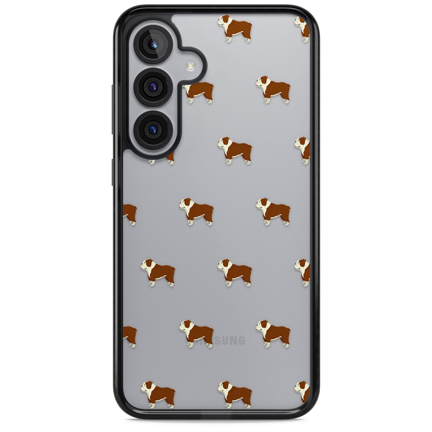 Motif bouledogue clair