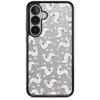 Pudel-Aquarellmuster