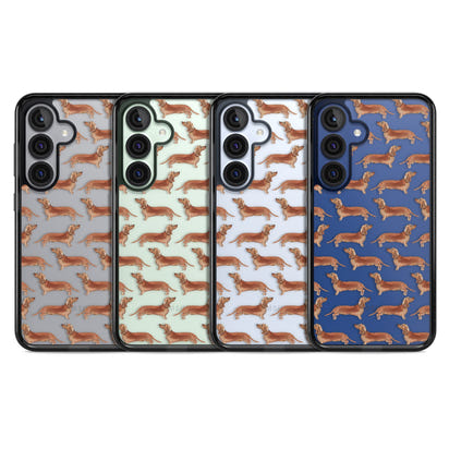 Dachshund Watercolor Dog Pattern