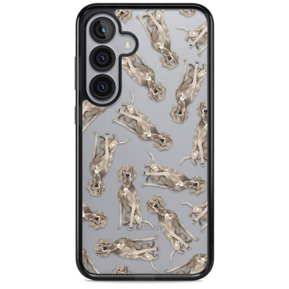 Weimaraner Watercolor Dog