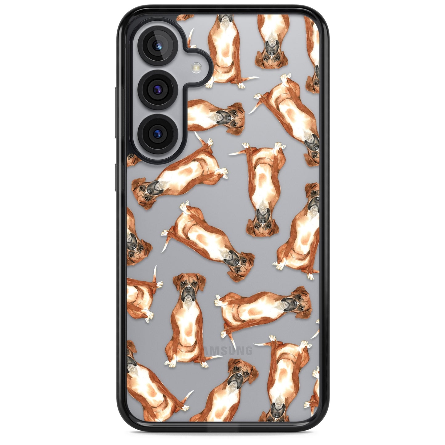 Boxer-Aquarell-Hundemuster