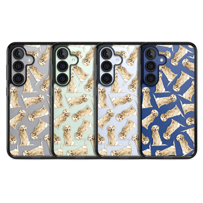 Motif aquarelle de Golden Retriever