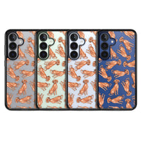 Hungarian Vizsla Watercolor Pattern