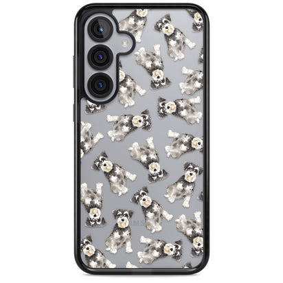 Aquarellzeichnung eines Zwergschnauzers