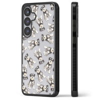 Aquarellzeichnung eines Zwergschnauzers