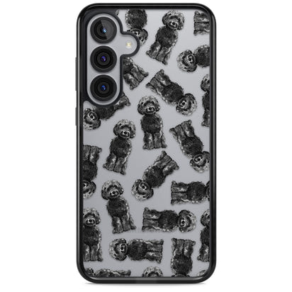 Black Cockapoo Watercolor