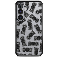 Black Cockapoo Watercolor