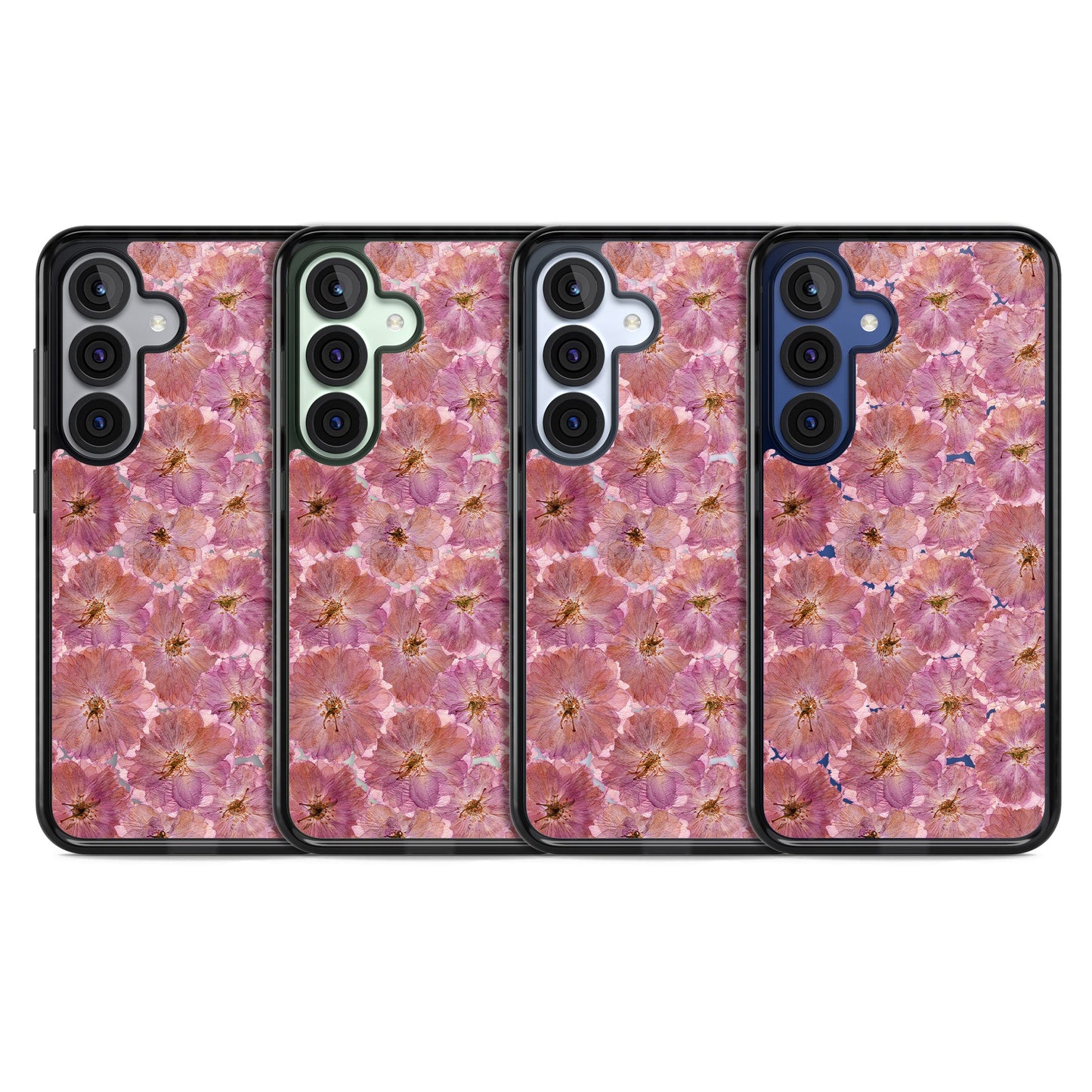 Grandes fleurs roses