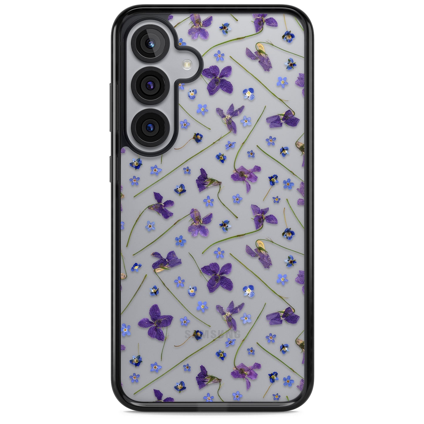 Pressed Violet Flower