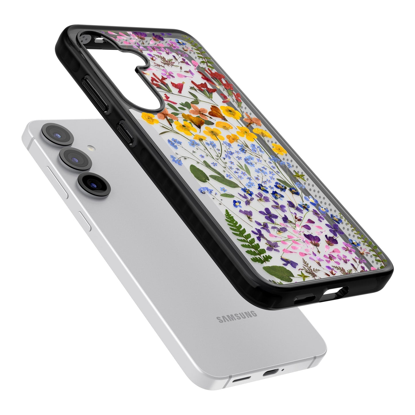 Pressed Wildflower Stripe