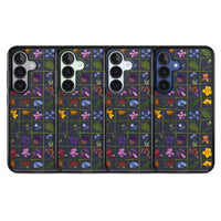 Grille de fleurs sauvages