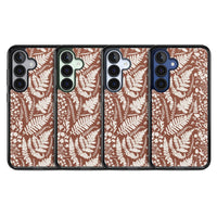 Fleurs sauvages et fougères sur terre cuite