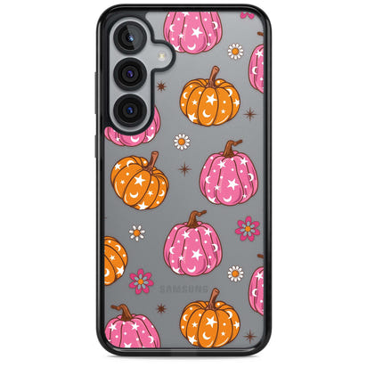 Motif de citrouilles Fleurs et Étoiles