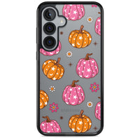 Motif de citrouilles Fleurs et Étoiles