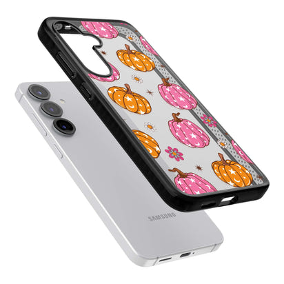 Motif de citrouilles Fleurs et Étoiles