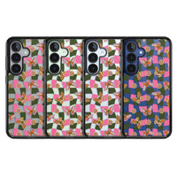 Wavy Butterfly Checked Pattern