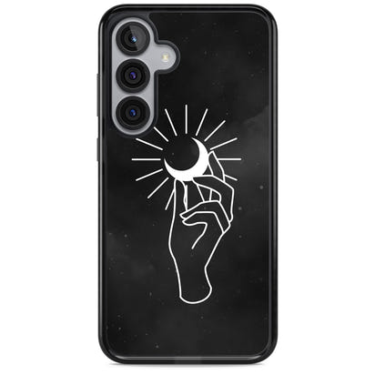 Hand Holding Celestial Moon