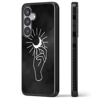 Hand Holding Celestial Moon