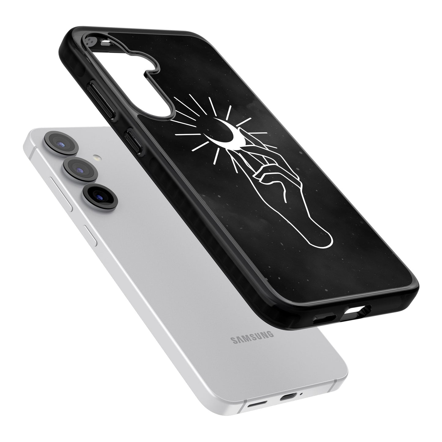 Hand Holding Celestial Moon