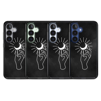 Hand Holding Celestial Moon