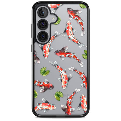Aquarelle de poissons koi
