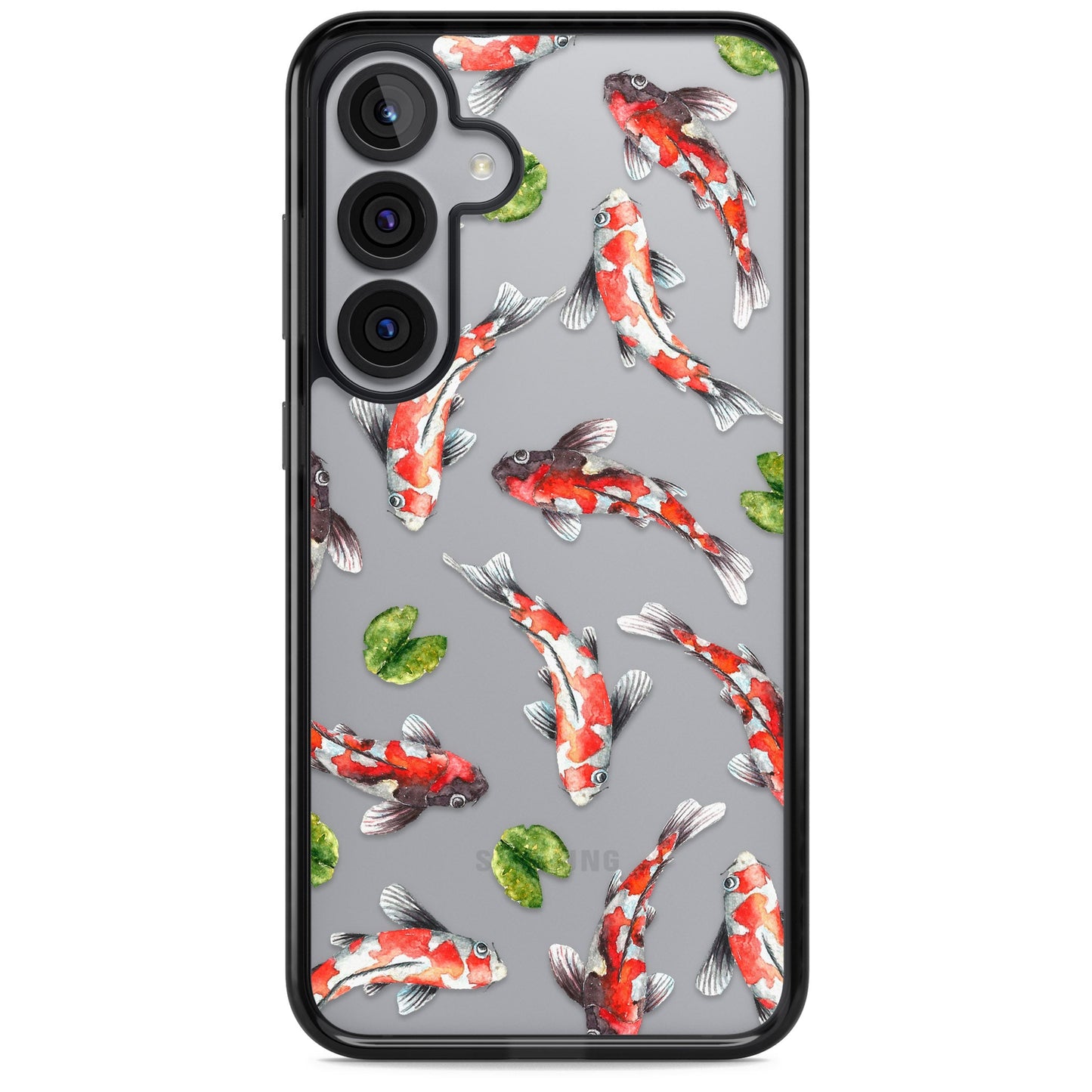 Aquarelle de poissons koi