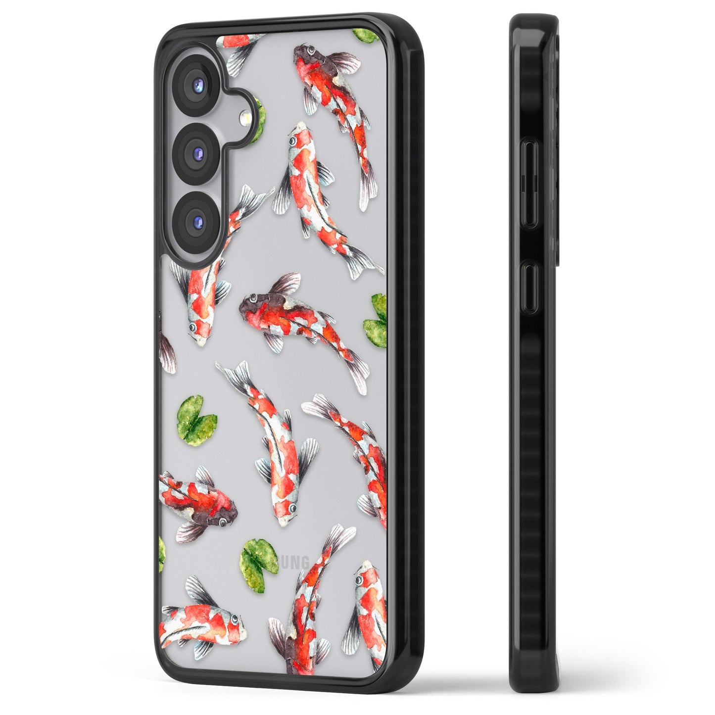 Aquarelle de poissons koi