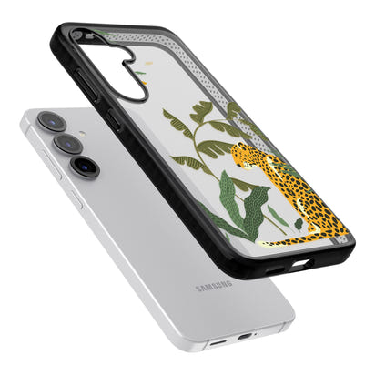 Grand motif de chat de la jungle