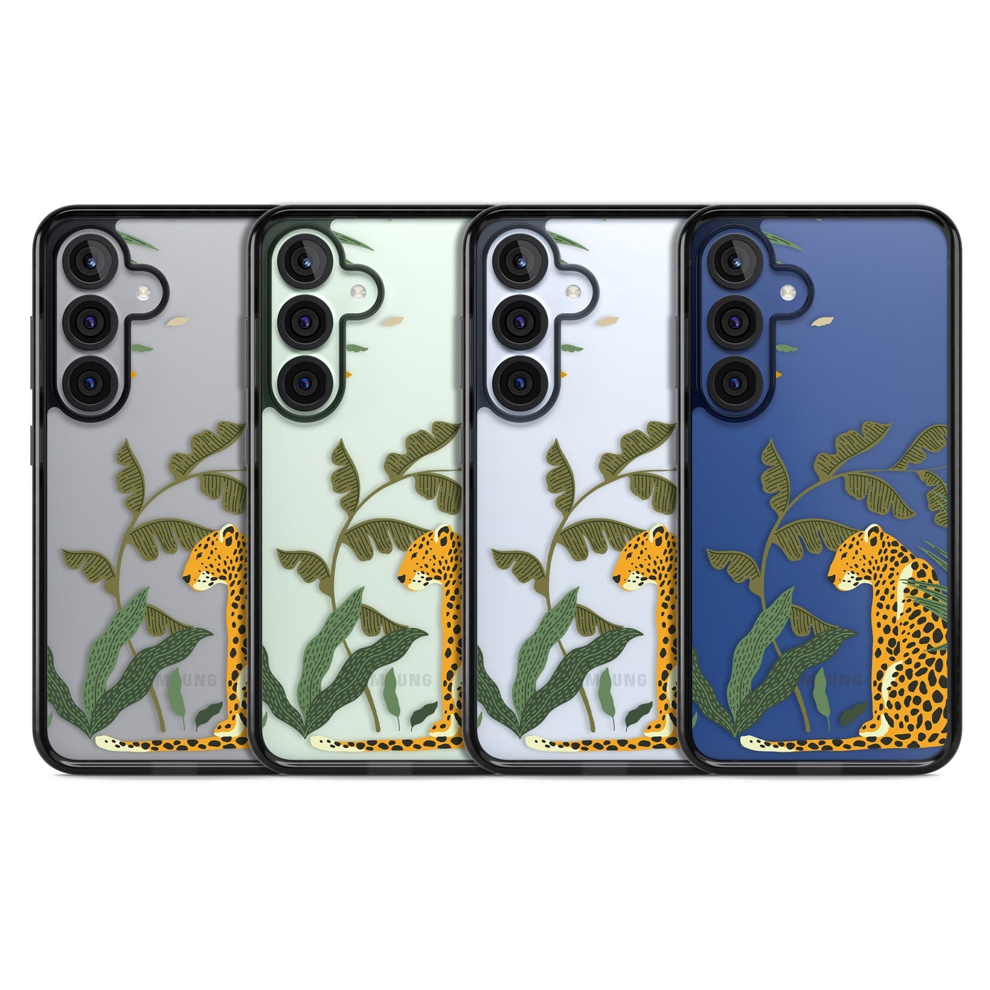 Grand motif de chat de la jungle