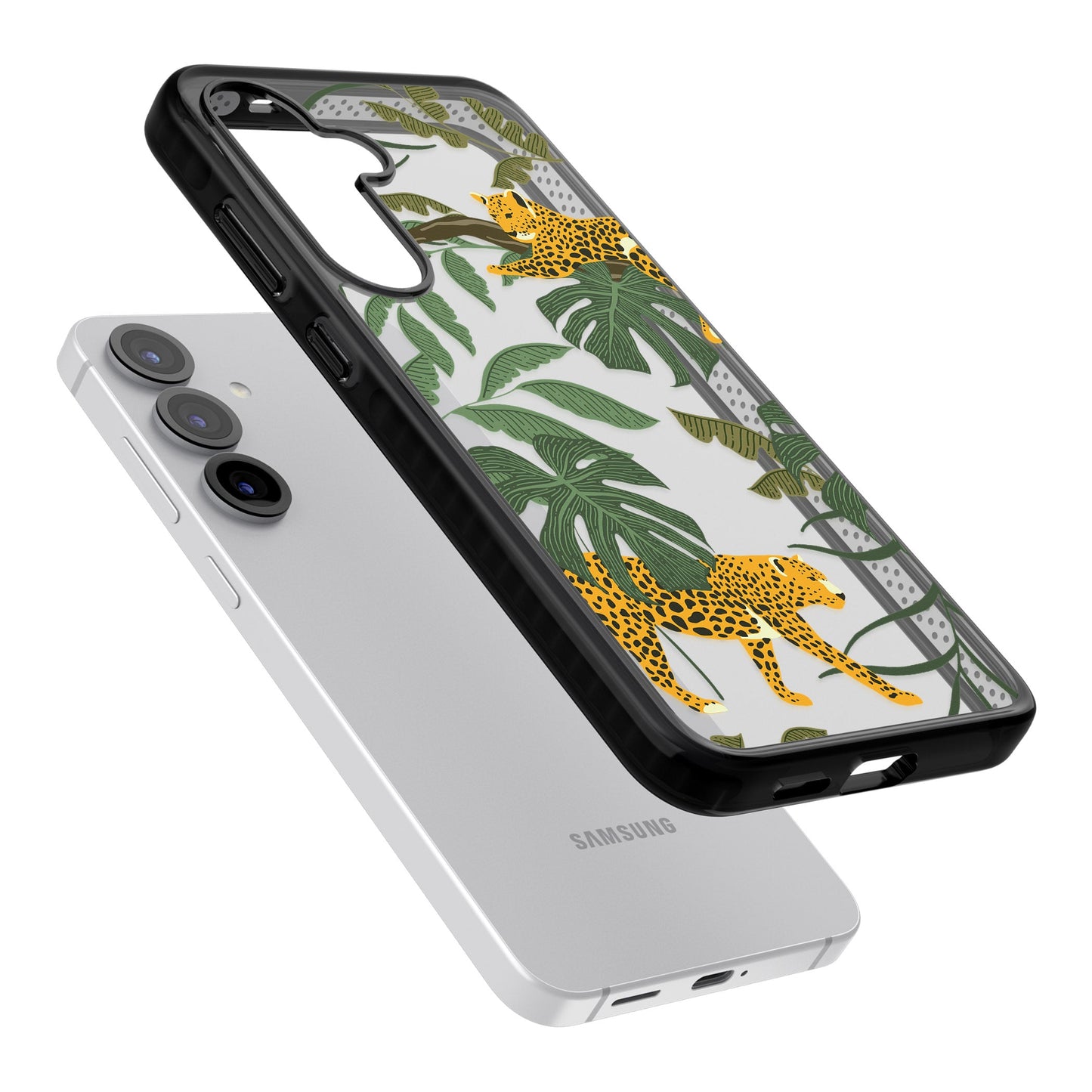 Motif chat de la jungle