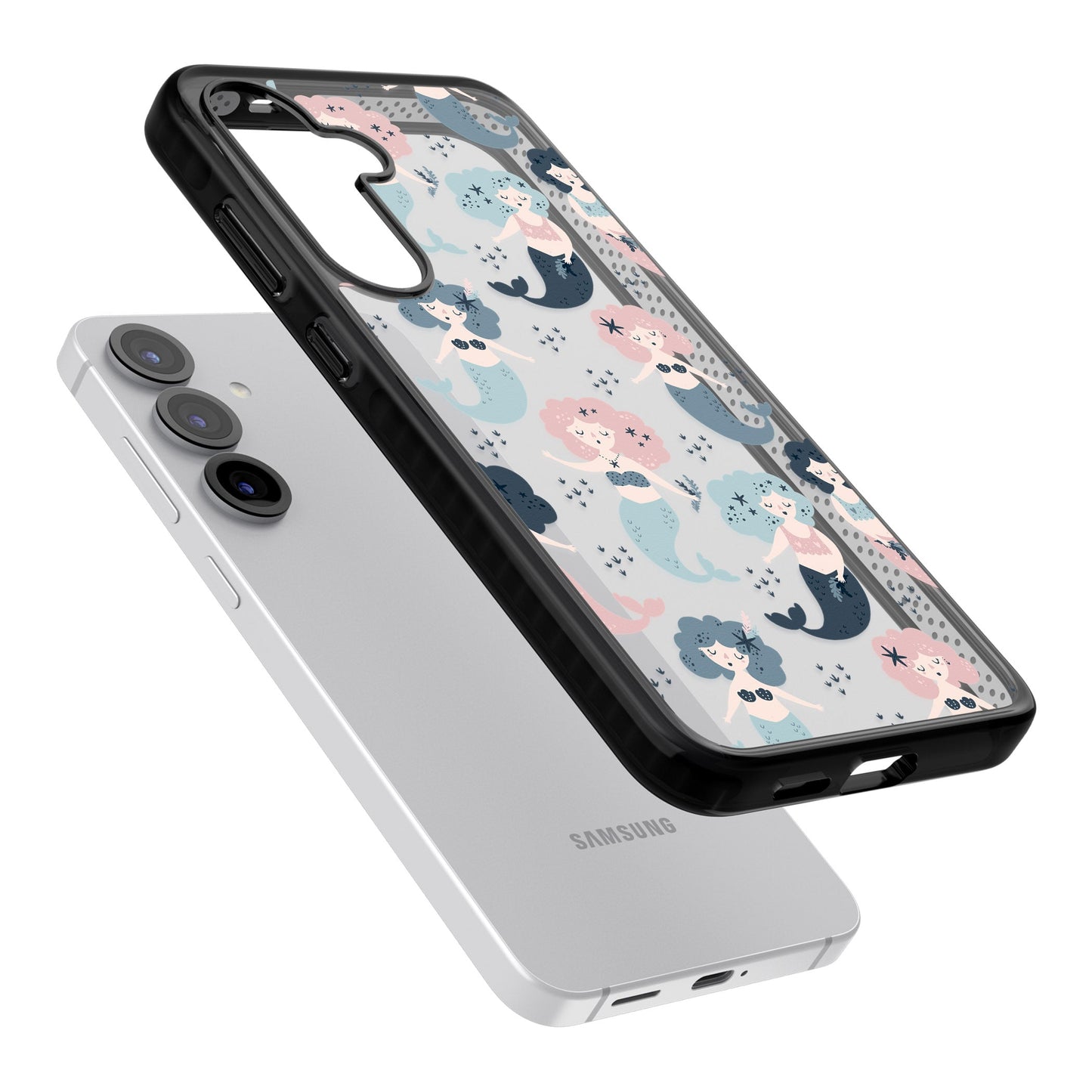 Pastellfarbene Meerjungfrauen