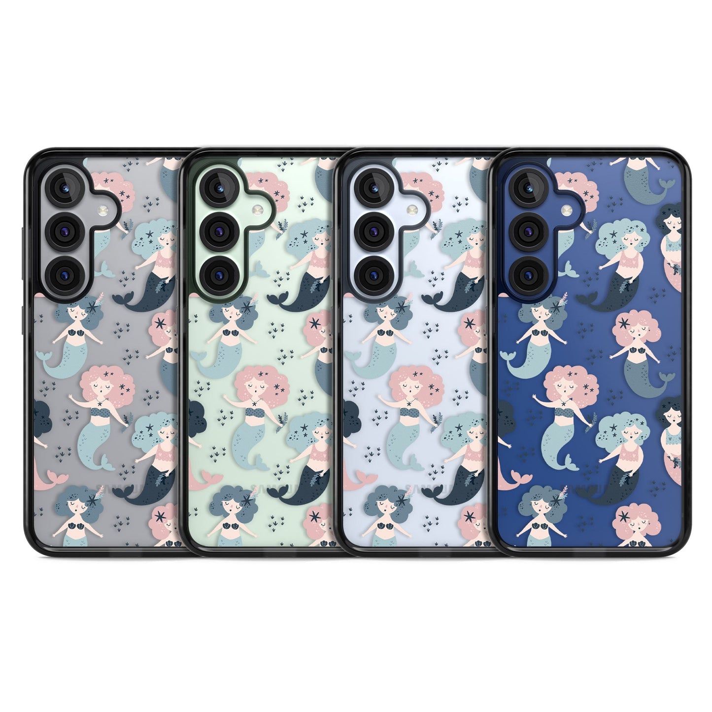 Pastellfarbene Meerjungfrauen