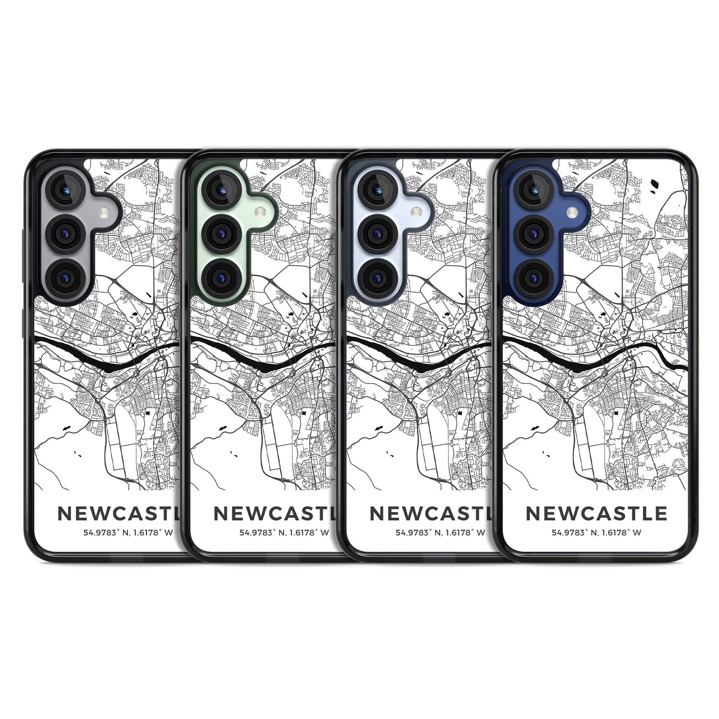 Stadtplan von Newcastle
