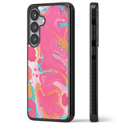 Vibrant Marbled Paper