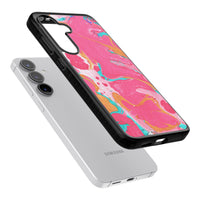 Vibrant Marbled Paper