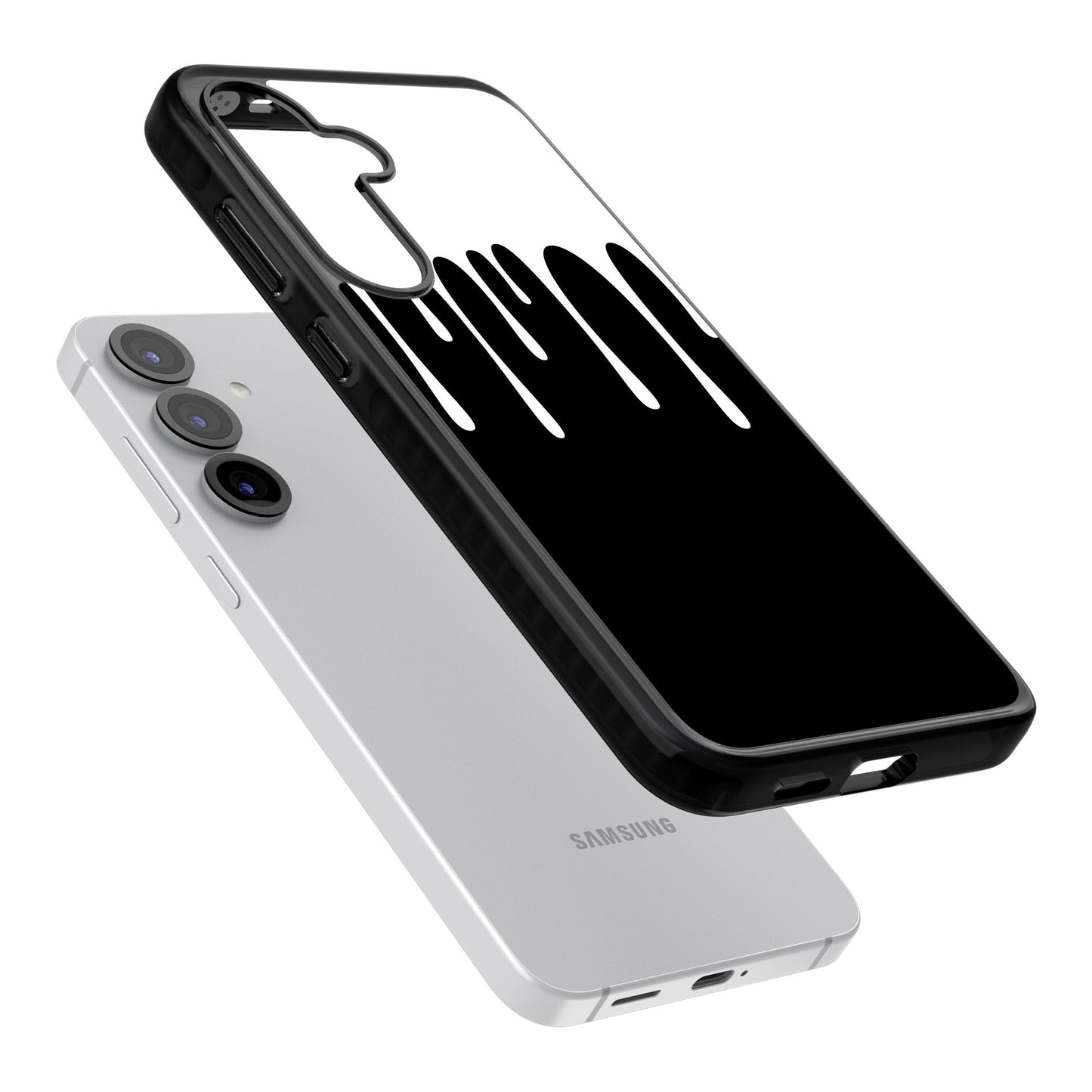 Melted Effect: White & Black