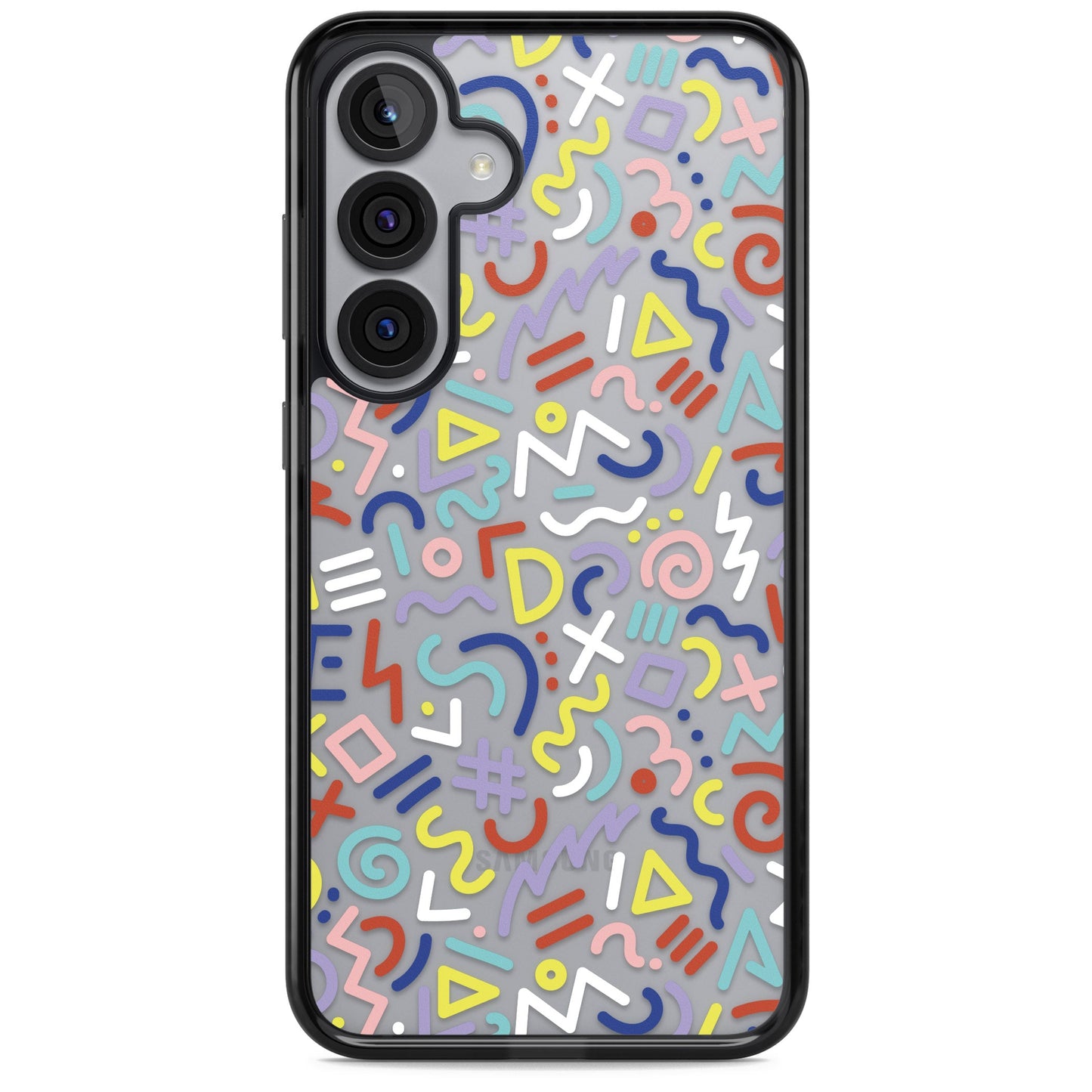 Motif rétro coloré