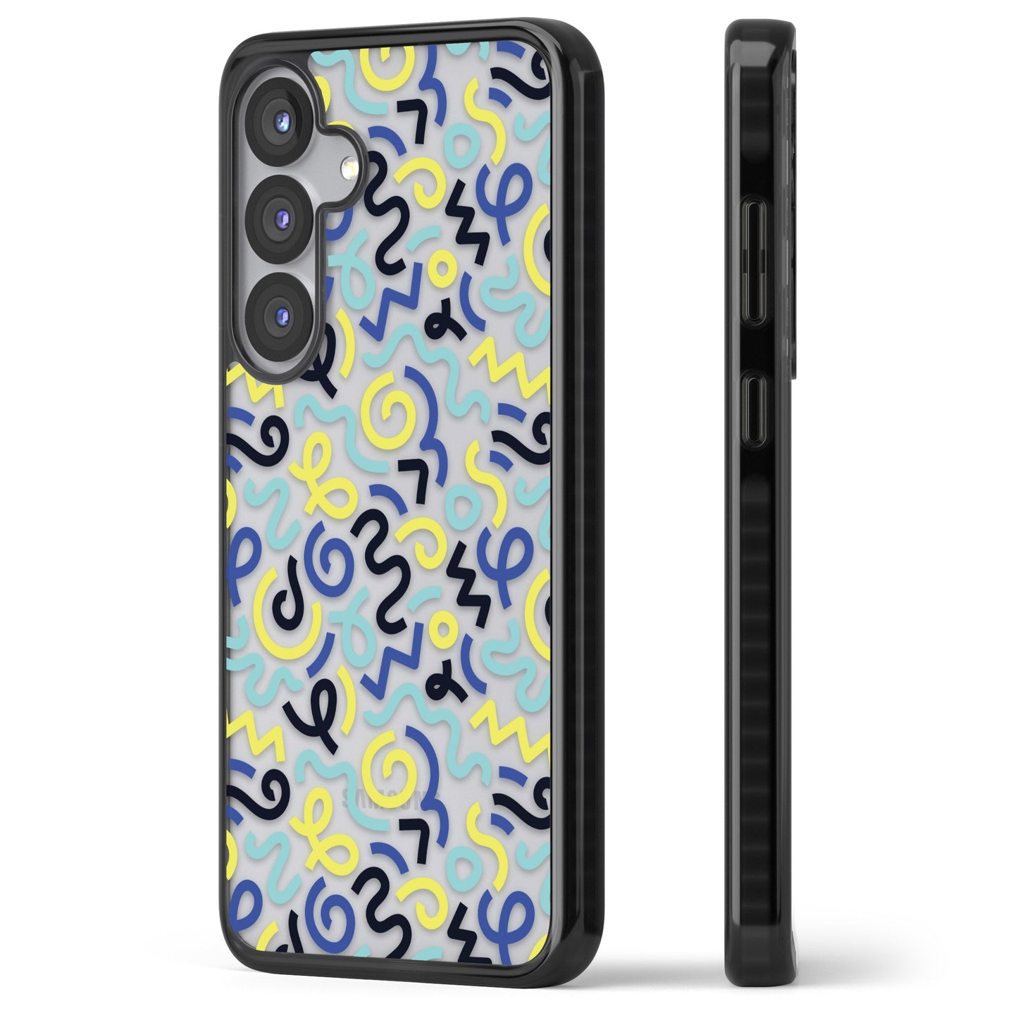 Blue & Yellow Memphis Retro